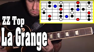 ZZ Top  La Grange Guitar Tutorial wTABS [upl. by Free304]