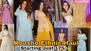 Meesho Ethnic Haul  Starting Just 175SuitsGown  Mansi Sharma [upl. by Sergo]