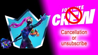 How to CANCEL or refund fortnite crew  subscription  step by step process in chapter 2 season 5 [upl. by Delos]