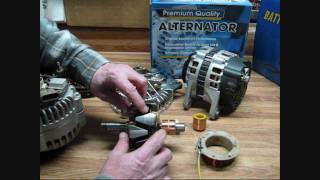 How Alternators Work Part 1 Rotors amp Voltage regulators [upl. by Tterrag]