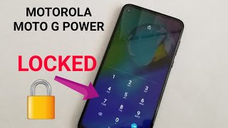 Motorola Moto G Power how to reset forgot password screen lock pin  pattern [upl. by Dorolice]