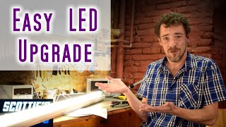 Fluorescent to LED conversion made EASY [upl. by Etyam]