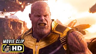 AVENGERS INFINITY WAR Clip  quotThanos vs Everybodyquot 2018 Marvel [upl. by Darmit]