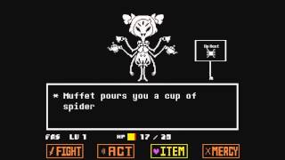 Muffet Battle UNDERTALE Dub [upl. by Lemra54]