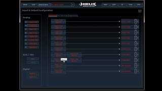 Helix DSP Setting Inputs Outputs and Xovers [upl. by Ecyal34]