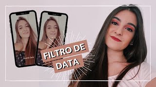 COMO CRIAR FILTROS COM DATA HORA E DIA DA SEMANA PARA O STORIES DO INSTAGRAM [upl. by Halonna]