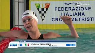 Federica Pellegrini  200m Women Freestyle  Campionati Italiani Assoluti 2021 [upl. by Mellisent]