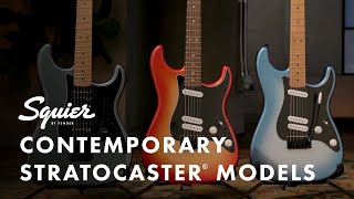 Exploring The Squier Contemporary Stratocaster Models  Fender [upl. by Oderf]