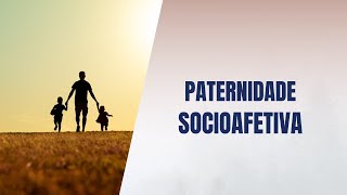 Paternidade socioafetiva [upl. by Cordi954]