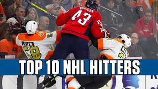 Top 10 NHL Hitters [upl. by Brelje]