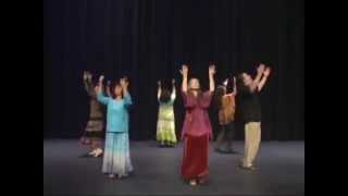 Messianic Dance Blessed Are You with steps From Teach Your Feet 6 [upl. by Ahsened]