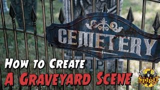 How To Create A Graveyard Scene  Spirit Halloween [upl. by Bull80]