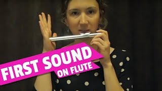 Beginner Flute Lesson  How to make a sound [upl. by Inittirb]