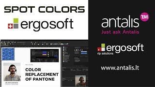 ERGOSOFT RIP V16  SPOT COLOR REPLACEMENT [upl. by Hanafee103]