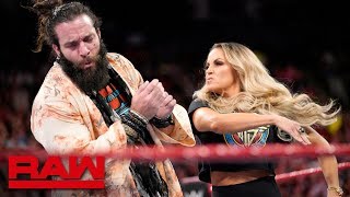 Trish Stratus interrupts Elias Raw Aug 27 2018 [upl. by Alyam]