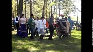 Muscogee Creeks Performing Stomp Dance at HorseShoe Bend National Military Parkwmv [upl. by Niletak]