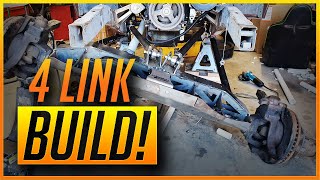 CJ7 Rock Crawler Front Triangulated 4 Link Suspension Build [upl. by Yleik159]