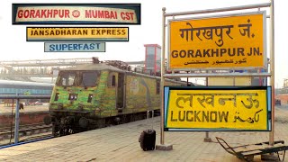 LUCKNOW To GORAKHPUR Train Journey  On a Chilly Winter Day  MumbaiGorakhpur Jansadharan Express [upl. by Linnea363]