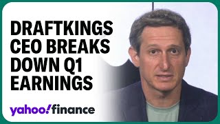 DraftKIngs Q1 earnings shows revenue increased over 50 [upl. by Ellimahs886]