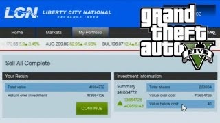 GTA 5  How to Make Money Using The Stock Market Guide GTA V [upl. by Black]