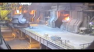 Steel Plant factory meltdown accident [upl. by Adilen]