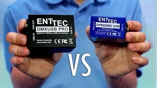 Enttec DMX USB Pro vs Enttec Open [upl. by Akinor235]