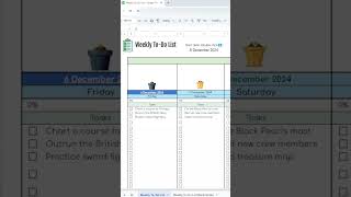 Weekly To Do List [upl. by Norra]