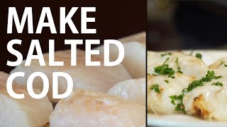 How to Salt Cod  Bacalhau Recipe [upl. by Suravart]