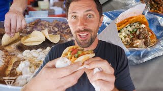 Ultimate TIJUANA TACO TOUR 🇲🇽 Mexican Street Food in Tijuana Mexico [upl. by Kerr]