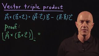 Vector Triple Product  Lecture 10  Vector Calculus for Engineers [upl. by Animsay]