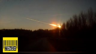 Meteor strike in Chelyabinsk Russia injures 500  amazing video shows explosion amp impact [upl. by Scrivenor]