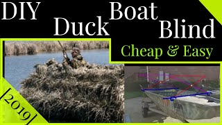 How To Build Homemade DIY Duck Boat Blind  Easy Simple PVC Build [upl. by Catlin]