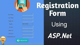 How to create a registration form using aspnet c with SQL Database  Part 1 [upl. by Anitsirk]