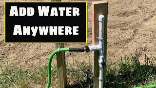 Add a Water Spigot in your Garden [upl. by Sone550]