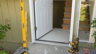 Jeld Wen Front Door Installation  Really crappy products and craftsmanship PART 1 [upl. by Serrano]