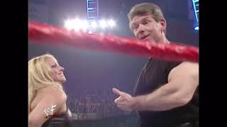 WWF Trish Stratus amp Vince McMahon vs Stephanie amp Regal [upl. by Shafer951]