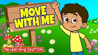 Brain Break ♫ Exercise Song for Kids ♫ Fitness Songs Kids ♫ Move with Me ♫ The Learning Station [upl. by Anayik]