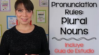 PRONUNCIACIÓN DEL PLURAL EN INGLÉS  PLURALES EN INGLES [upl. by Gan]