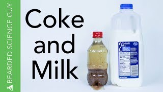 Coke and Milk Experiment Chemistry [upl. by Jerrylee]