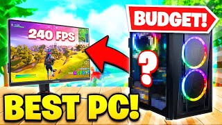 The BEST BUDGET Gaming PC To Buy For Fortnite HIGH FPS  Fortnite Tips amp Tricks [upl. by Nilsoj]