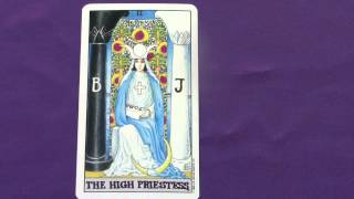 High Priestess Major Arcana 2 Meaning and Interpretation in a Tarot Reading [upl. by Paehpos43]