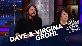 Dave Grohls Mom Virginia Talks About Raising A Rockstar Child [upl. by Reifinnej16]