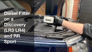 Landrover Discovery 4 LR4 Diesel Filter Change [upl. by Storz]