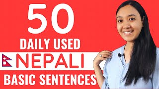 Nepali Basic 50 sentences you must know [upl. by Etirugram]