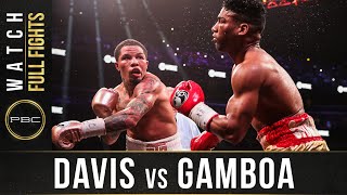 Davis vs Gamboa FULL FIGHT December 28 2019  PBC on Showtime [upl. by Jenifer]