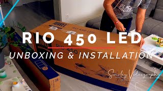 JUWEL RIO 450 LED UNBOXING amp INSTALLATION [upl. by Elleuqram]