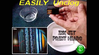 How To EASILY Unclog Ink Jet Print Heads [upl. by Atims]