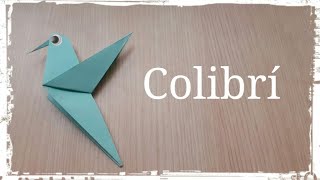 Colibrí de Papel  Origami [upl. by Ap]