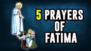 Five Prayers of Fatima  Fatima Prayers [upl. by Goulet461]