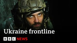 The Defenders of Donbas Ukraine war frontline report  BBC News [upl. by Altaf]